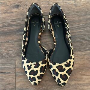Lulu's Brown and Black Animal Print Flats